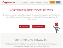 Tablet Screenshot of cryptosense.com